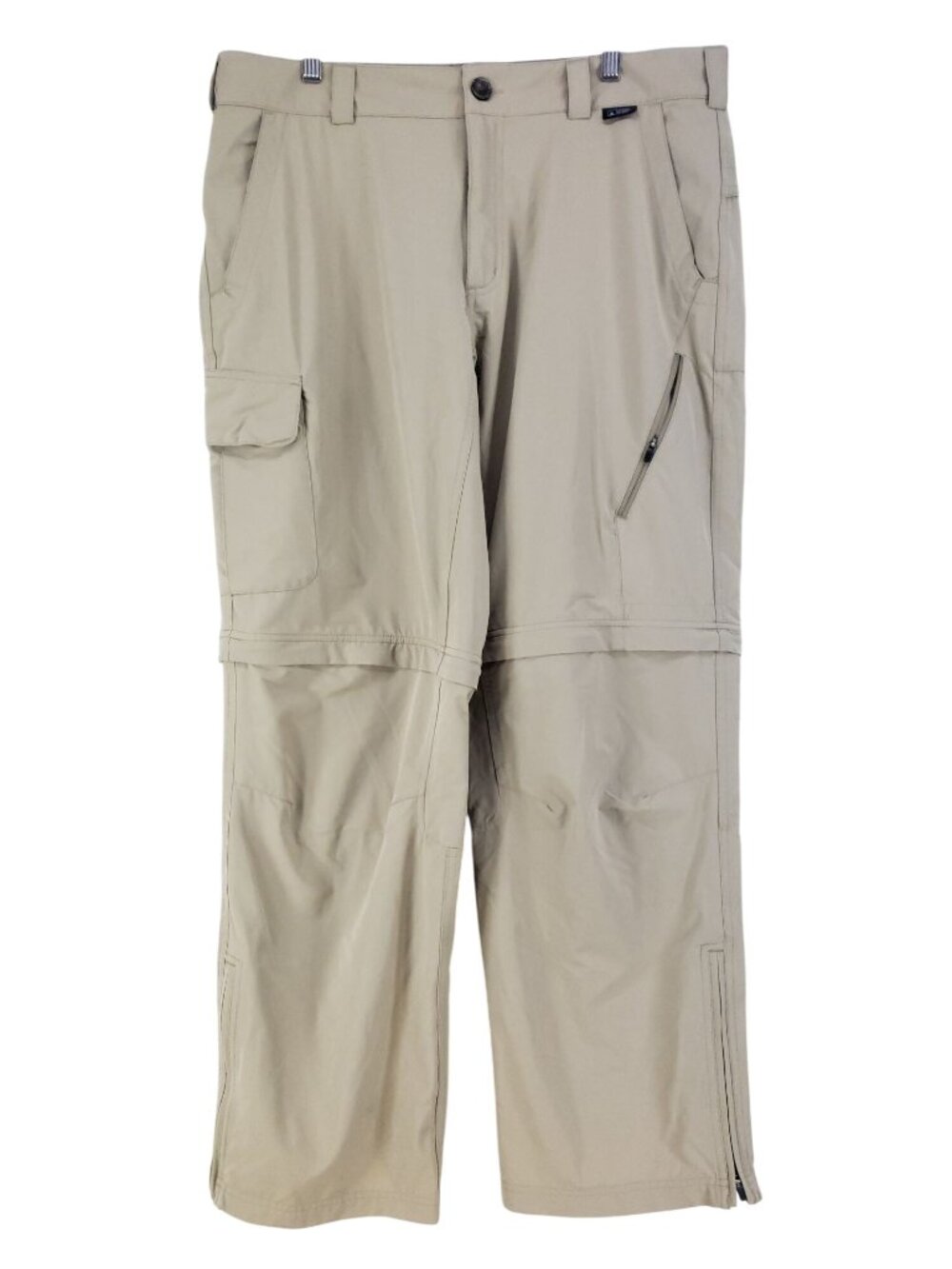 Eastern Mountain Sports Convertible Pants Men's Size 36R Tan Gusseted